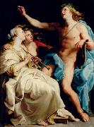 Pompeo Batoni, Apollo and two Muses